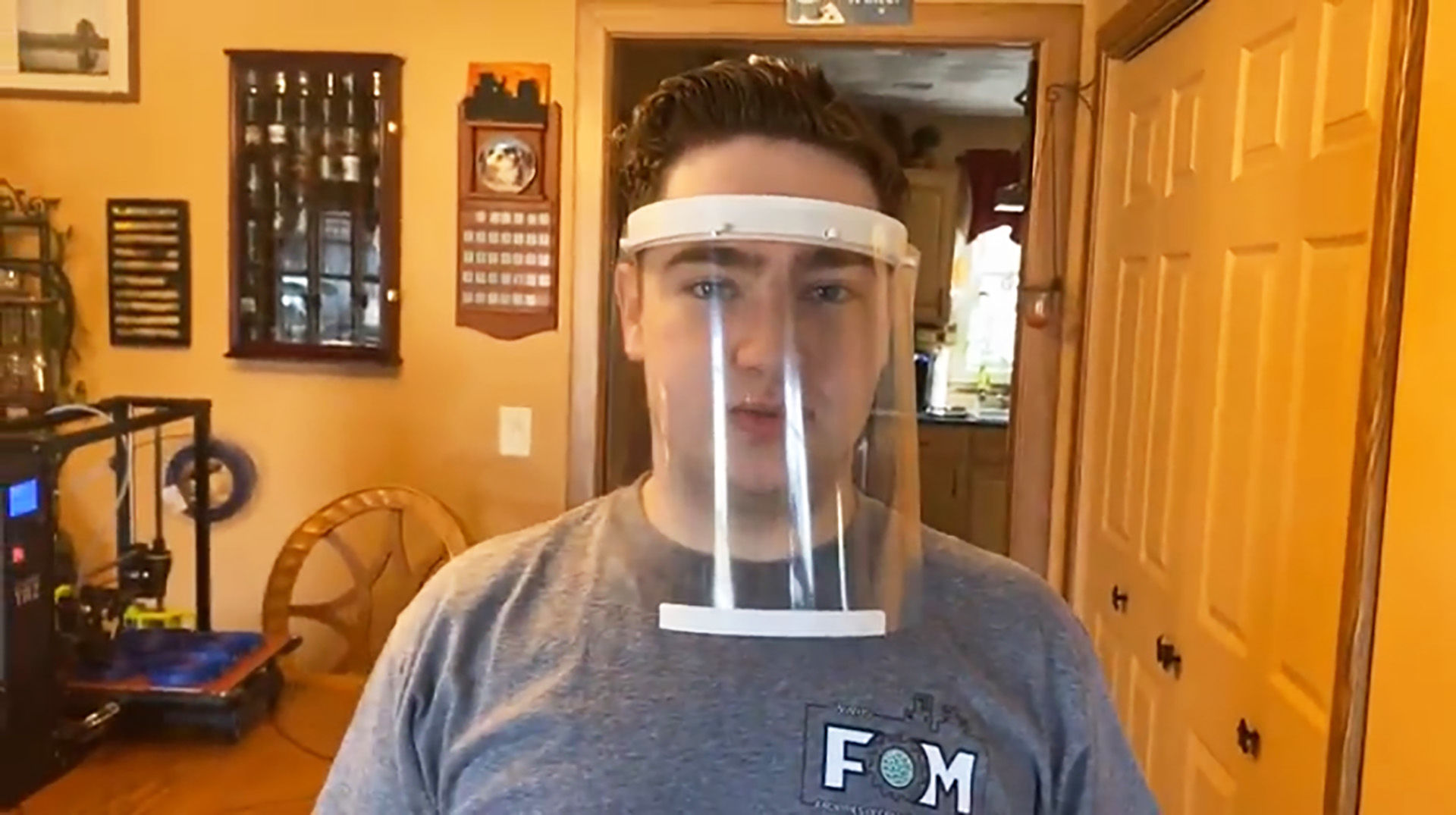 WWHS students create 3D face shields